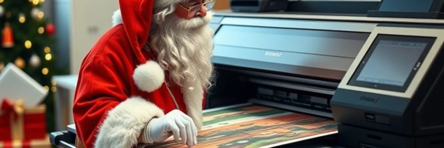 Podds print santa