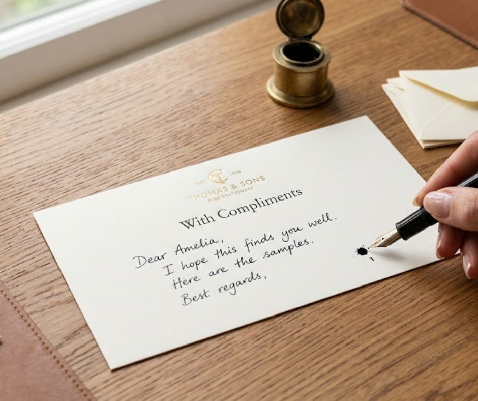 compliment slip
